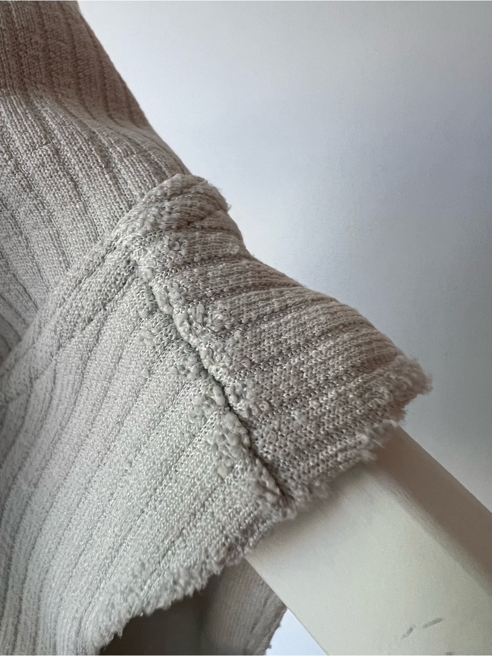 Lululemon Ribbed Softstreme Mockneck Cropped Tank Top Bone Women’s Small - Picture 12 of 14